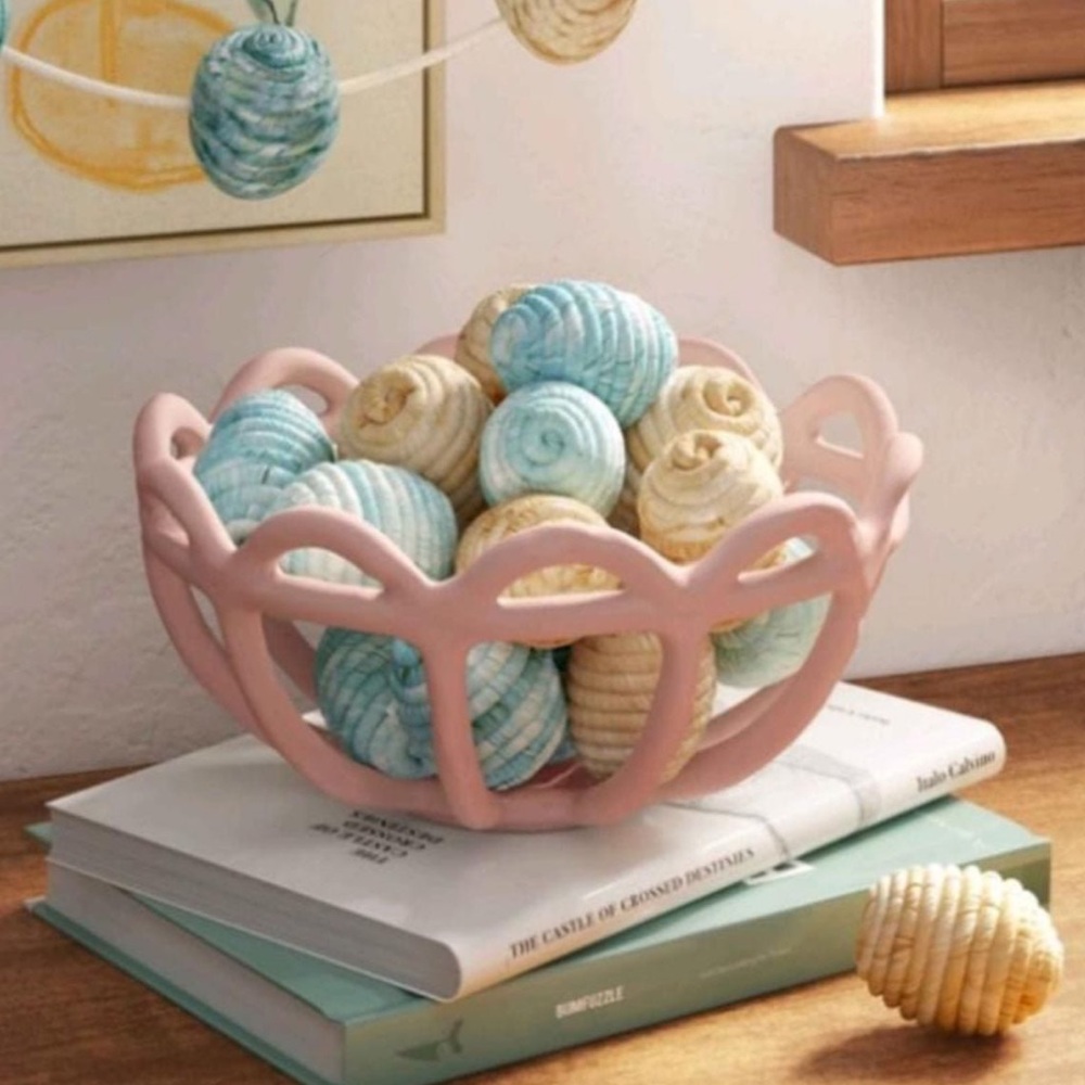 Opalhouse blue boho decorative eggs